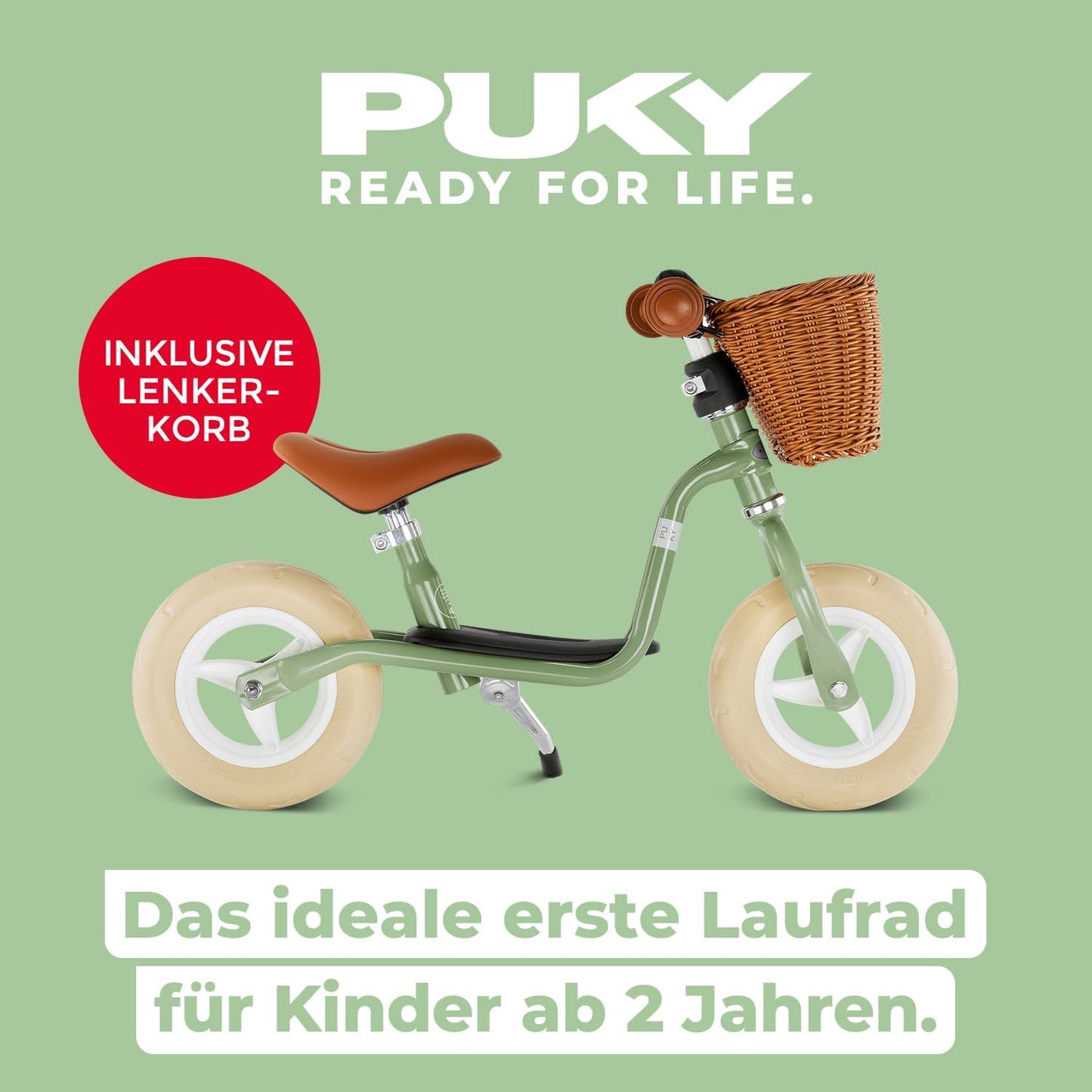 Laufrad Classic, retro-green Einheitsgrösse