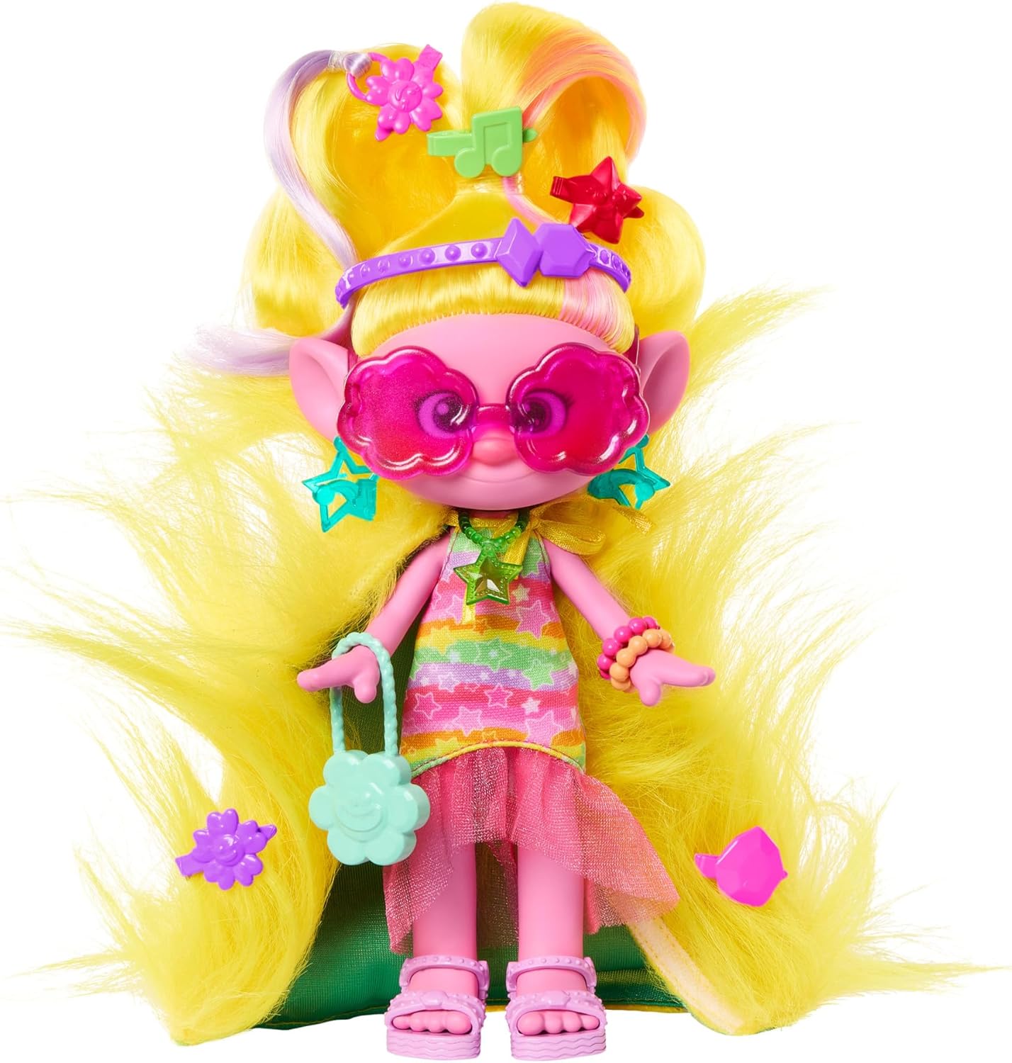 Trolls Viva Modepuppe mit Haar- und Modeaccessoires, Viva
