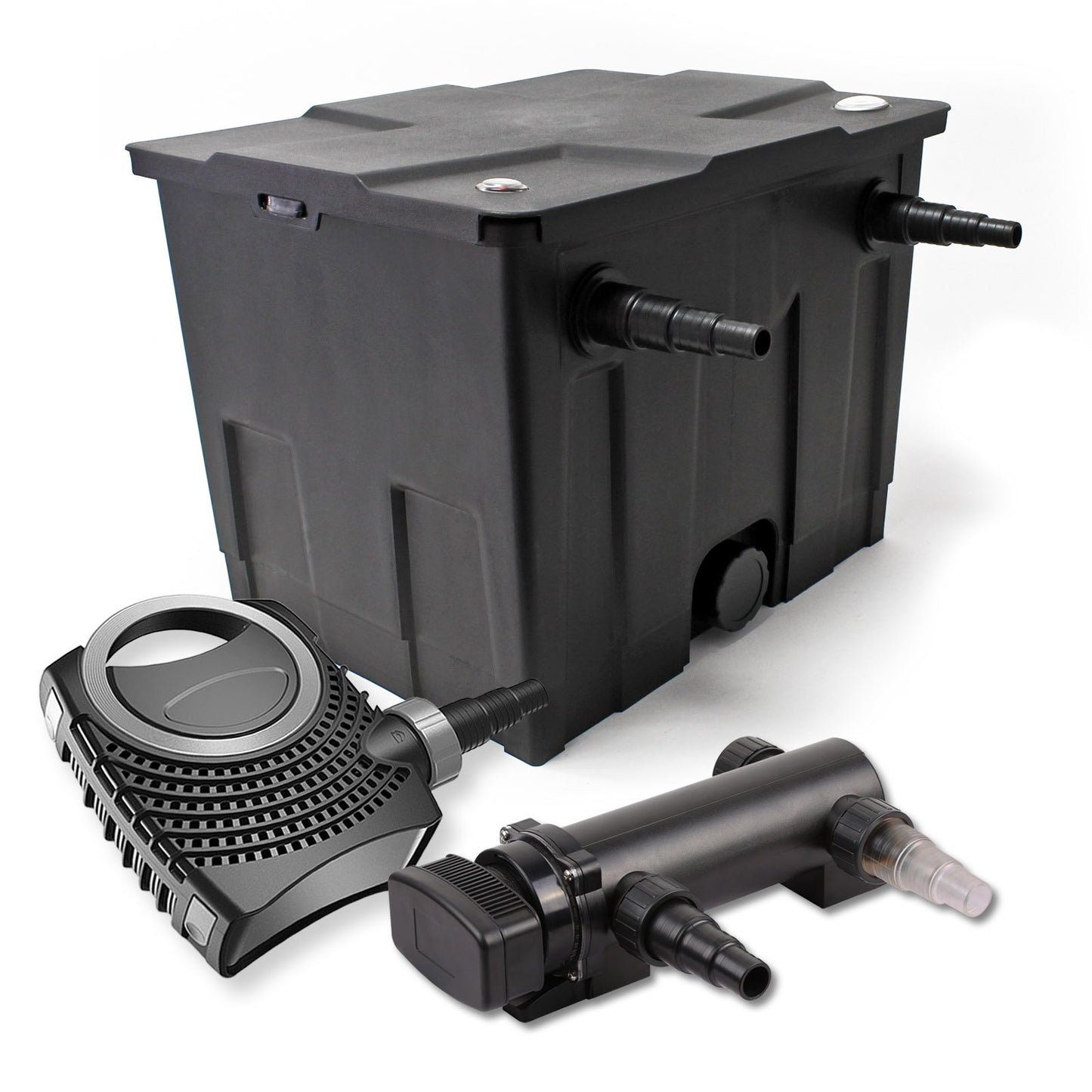 CBF-350 Teichfilter Komplettset mit Pumpe und UVC Klärer