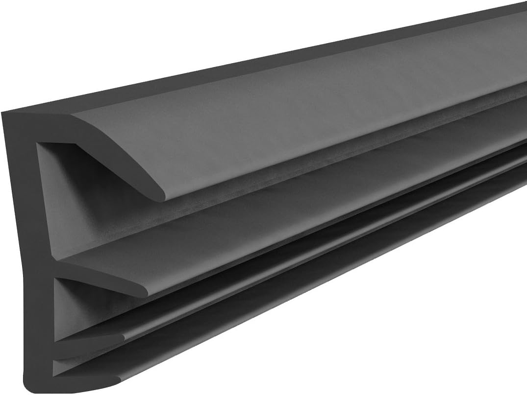 Flügelfalzdichtung für Fenster & Türen, 30 Meter Sfd-14 Schwarz