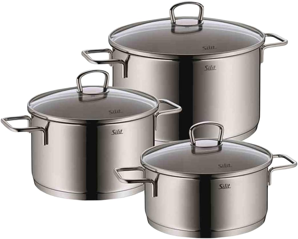 Alicante Induktionstopf-Set (3-teilig), Silit Alicante – Topfset ; 3-teilig