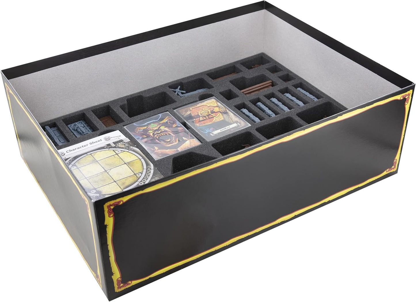 Schaumstoff-Set mit Tokenhalter für HeroQuest Grundspielbox, 294mm x 394mm x 115mm