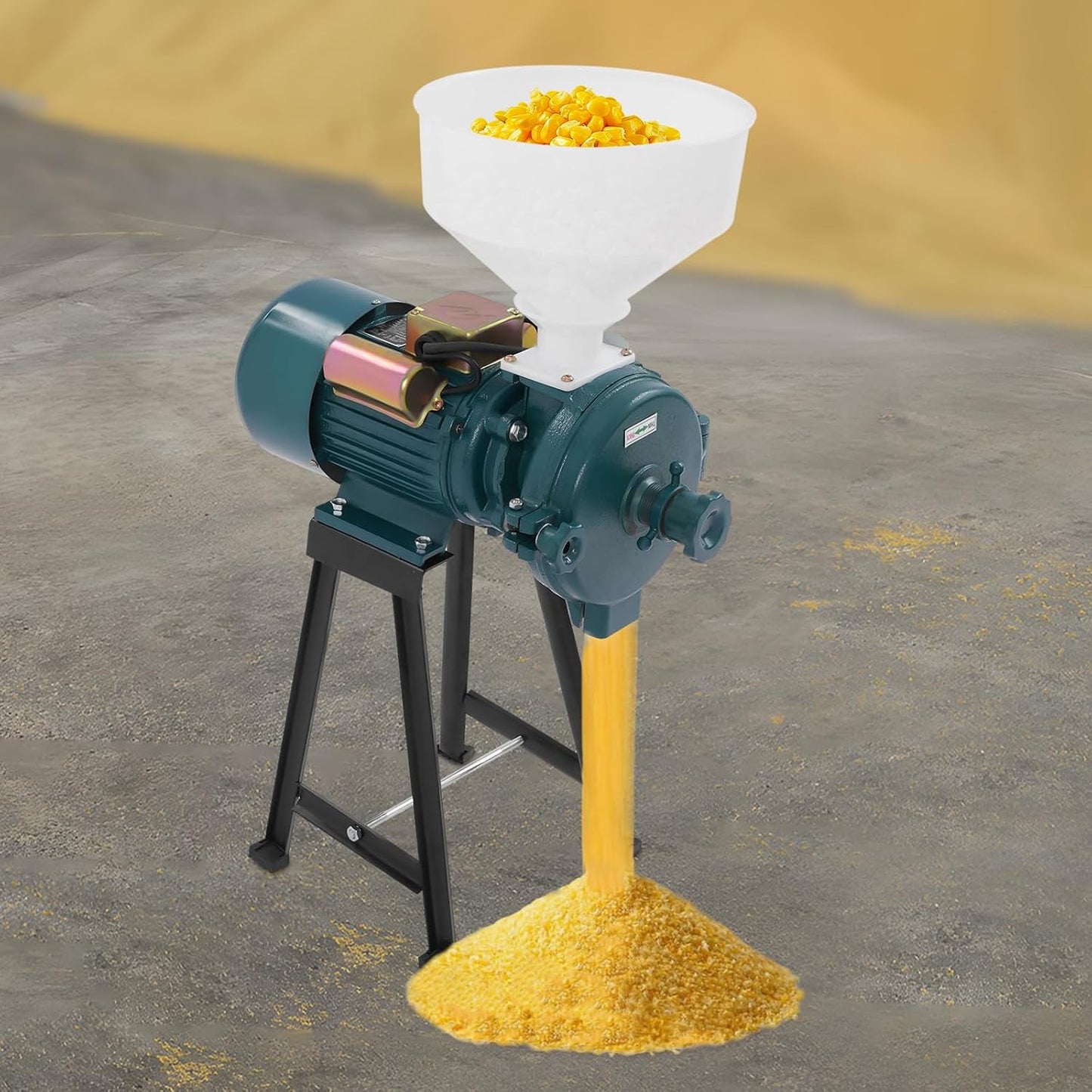 Elektrische Getreidemühle mit Mahlgradeinstellung
