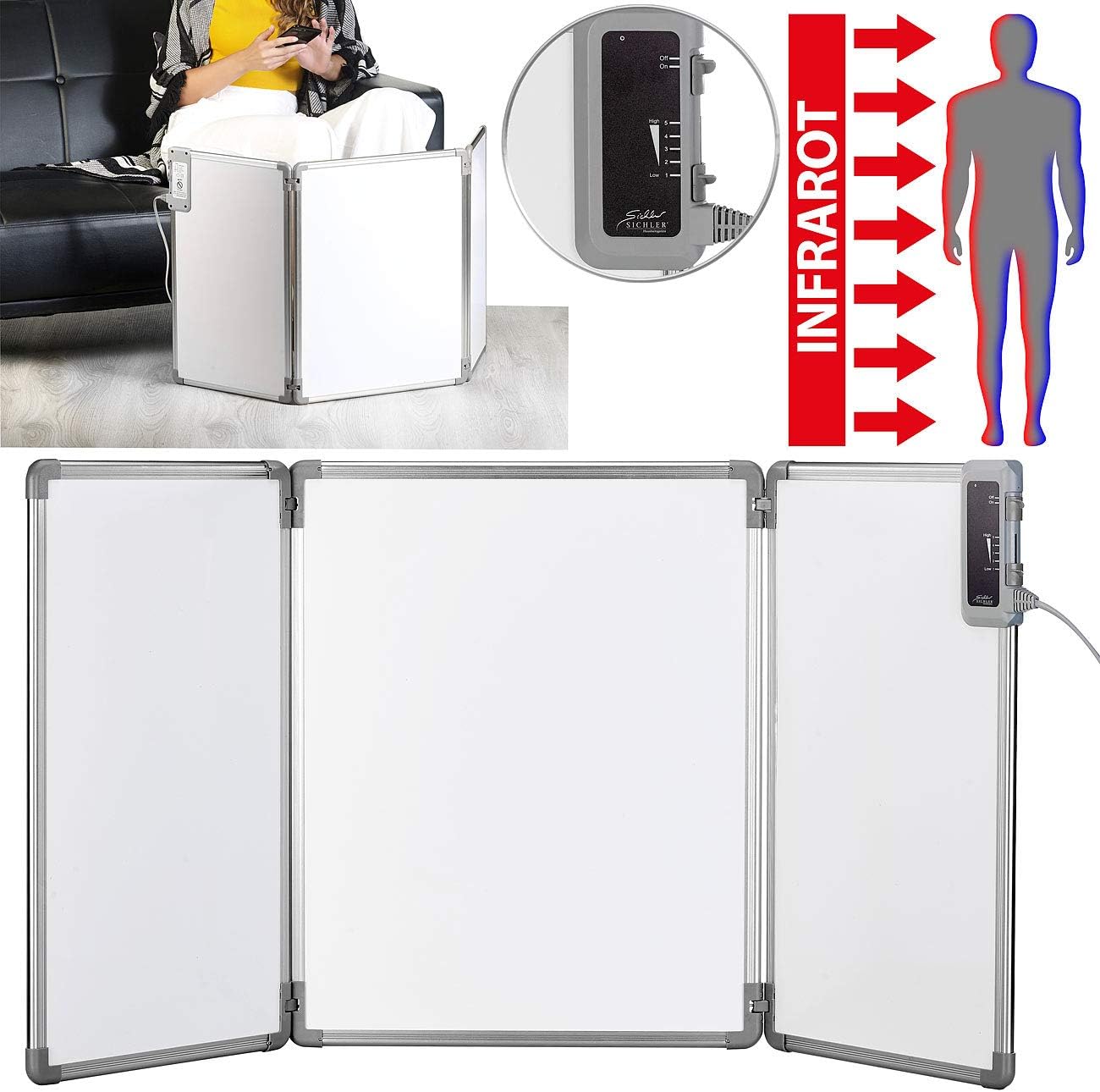 Faltbares Infrarot-Heizpanel