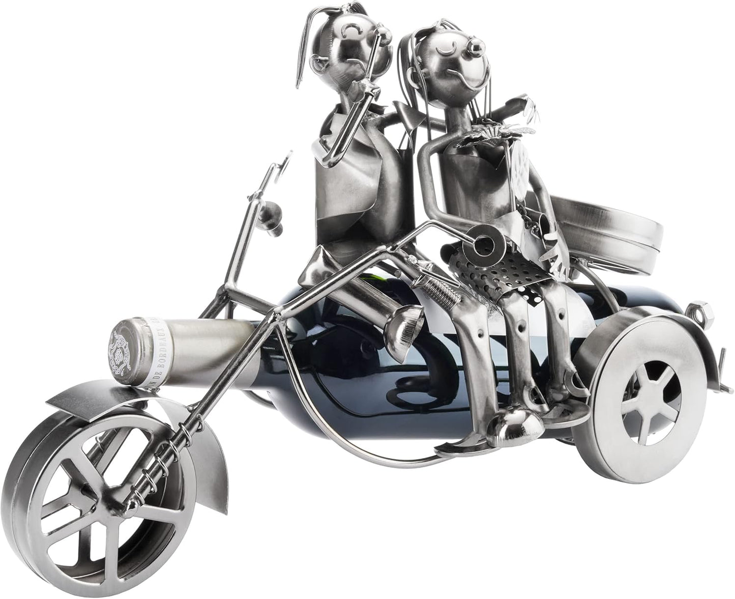 Flaschenhalter Paar auf einem Motorrad