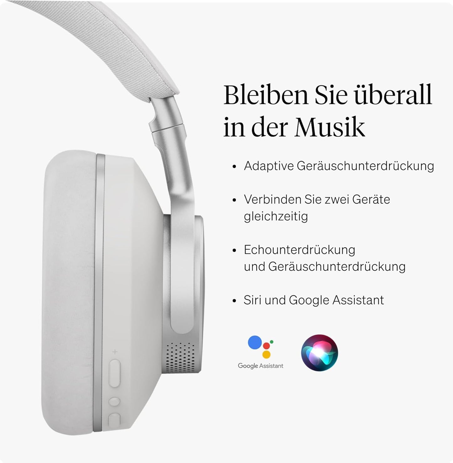 Melomania P100 SE Kopfhörer mit Geräuschunterdrückung, P100 SE White