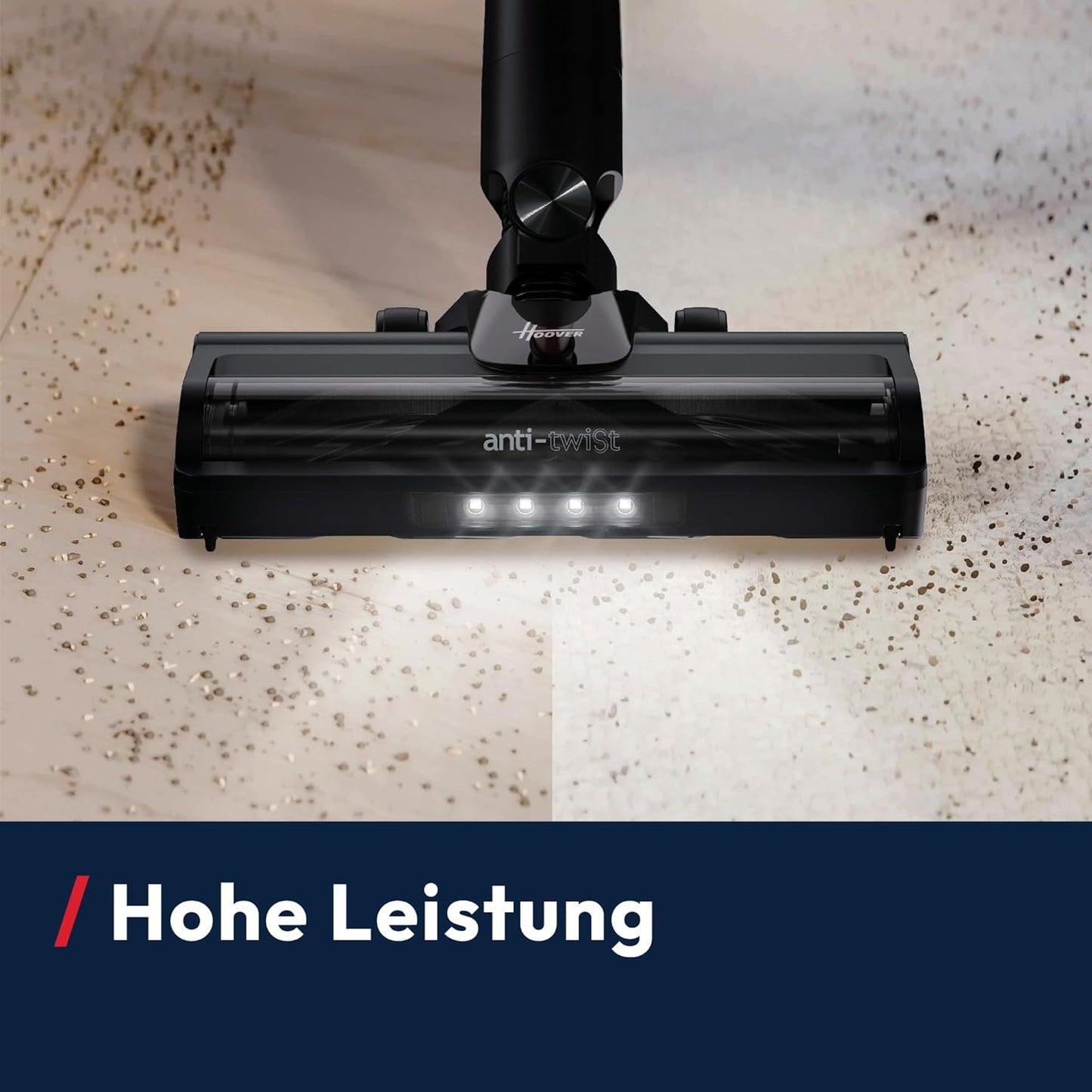 Akku-Staubsauger HF1+ mit Anti-Haarverwicklung und Parkfunktion, Akku Staubsauger Anti-Twist HF1+