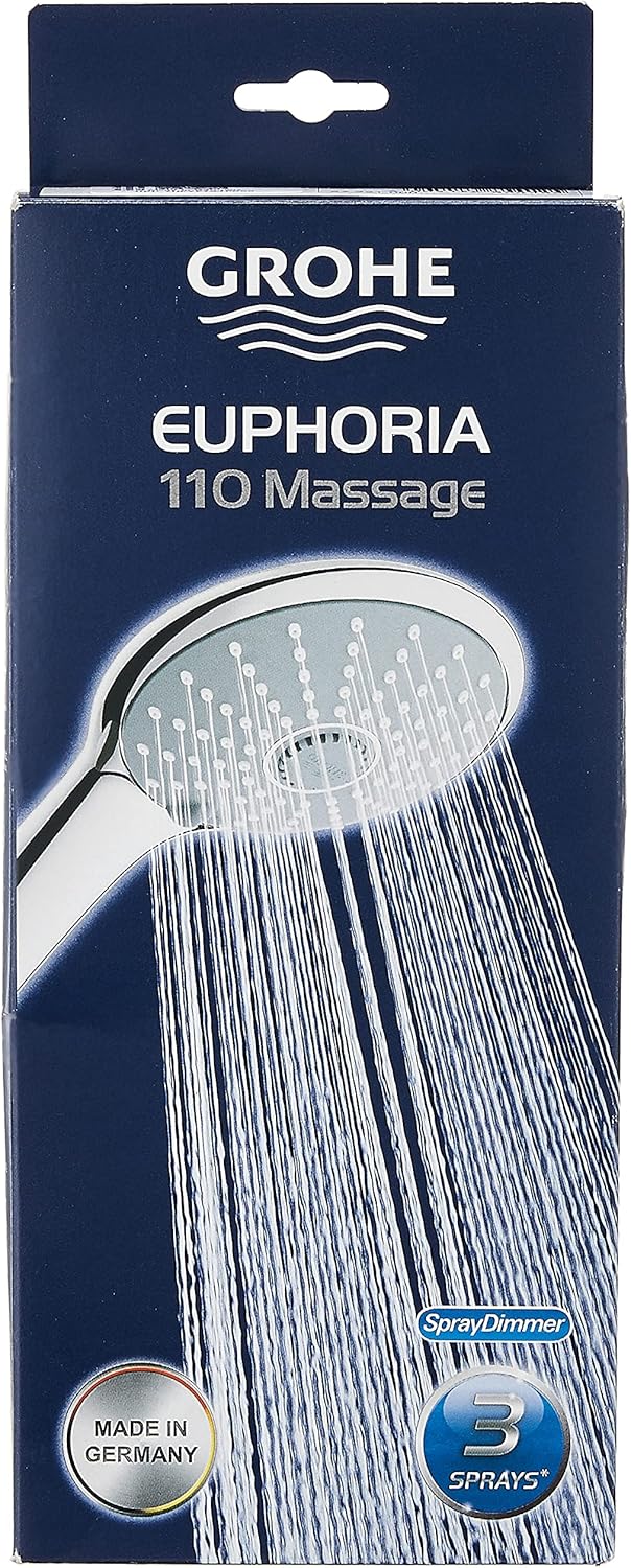 Euphoria 110 Massage - Handbrause mit Spray Dimmer, Classic massage