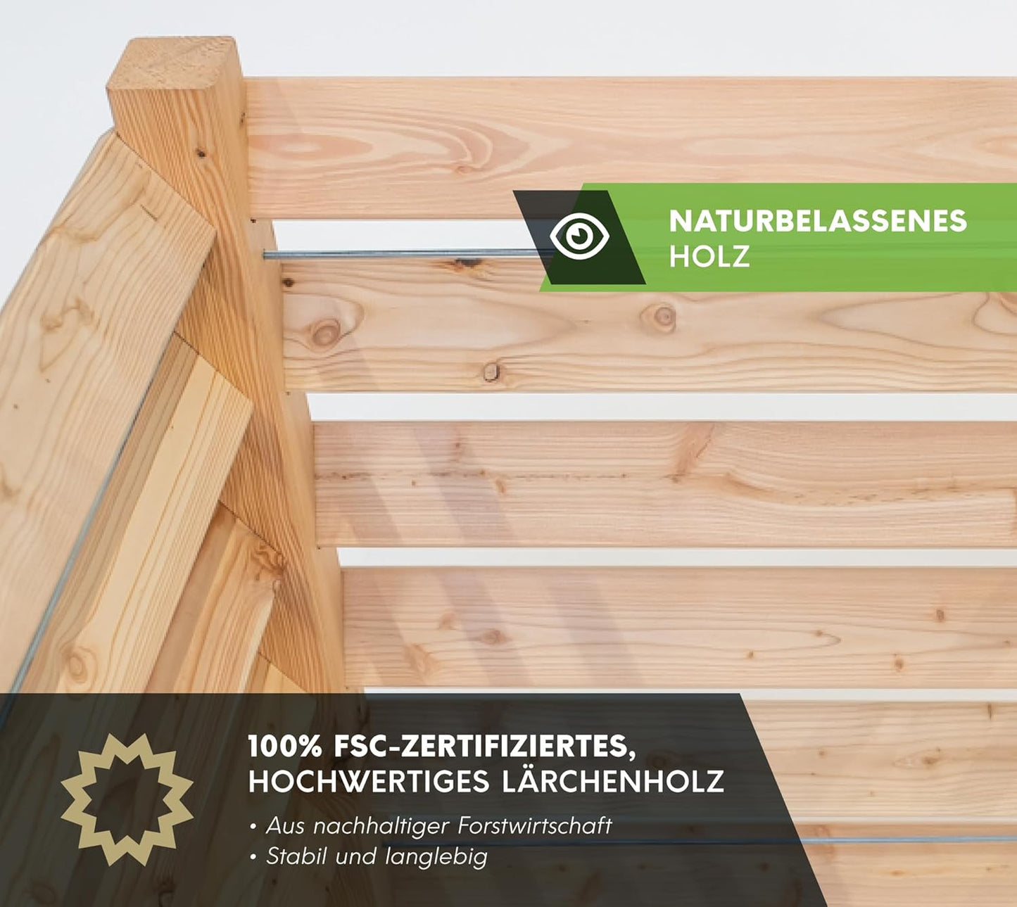 Holzkomposter, 85x85x80 cm, 85x85x80 cm