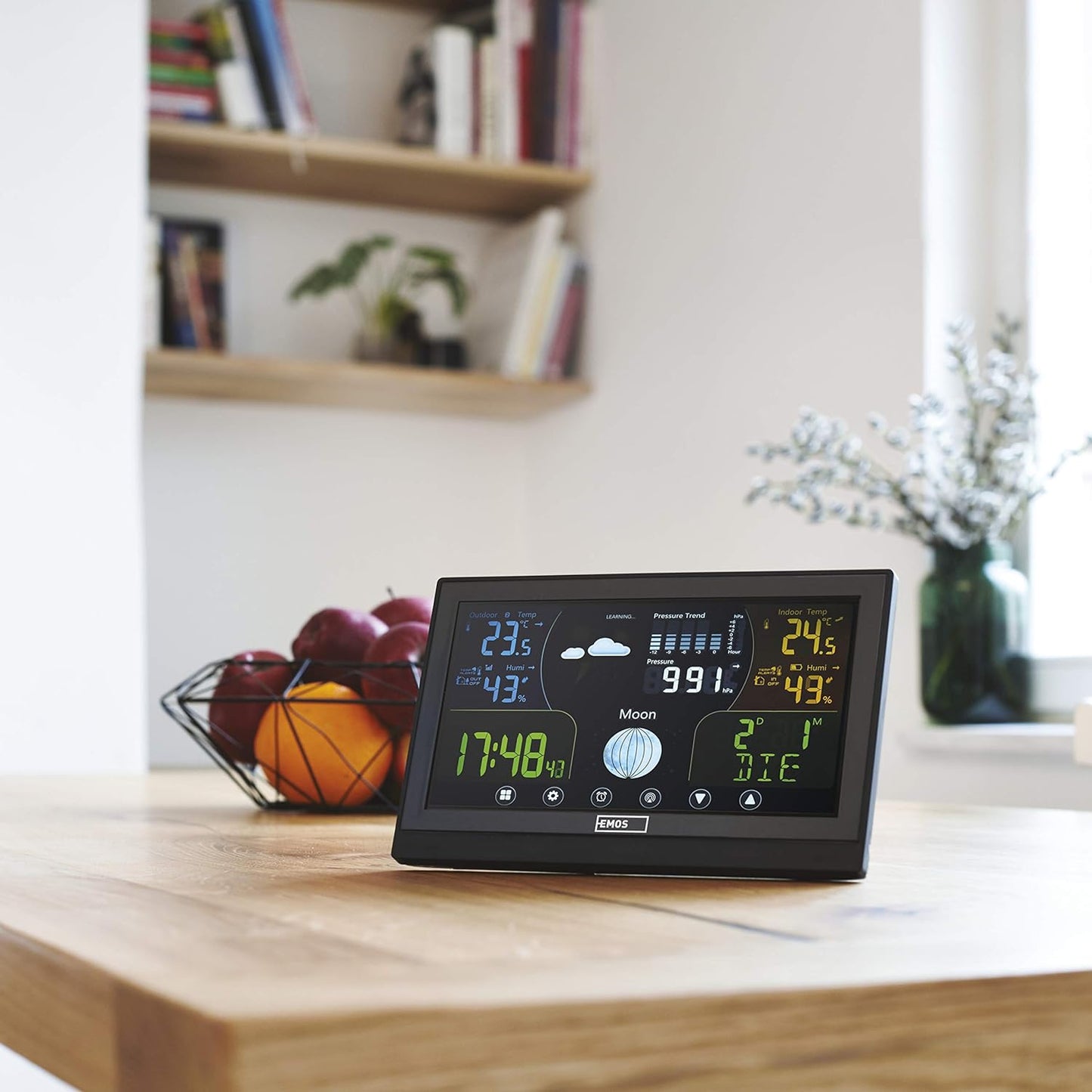 Drahtlose Wetterstation E6018, 1 Wetterstation + 1 Sensor