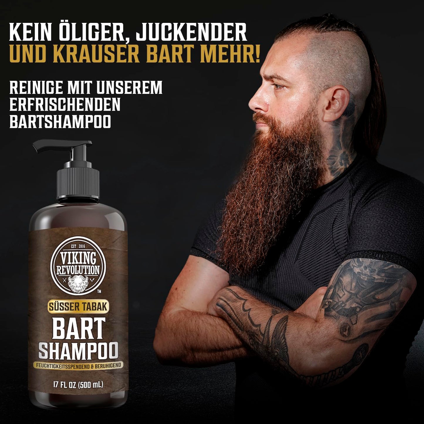 Bartshampoo & Conditioner Set, 500 ml (2er Pack)