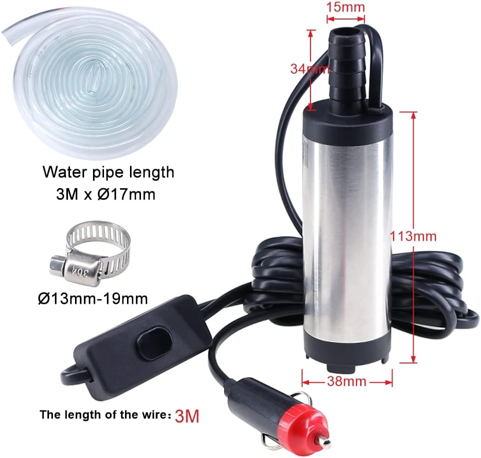 Mini Tauchpumpe, 12V Steckdose