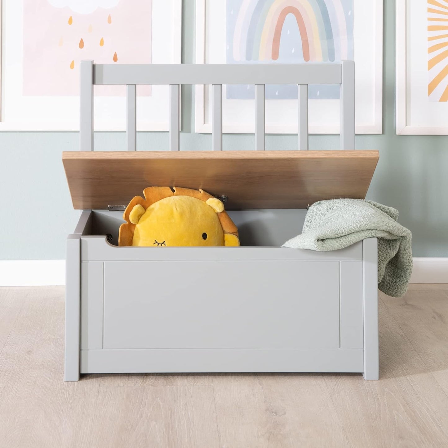 Kindertruhenbank, Grau