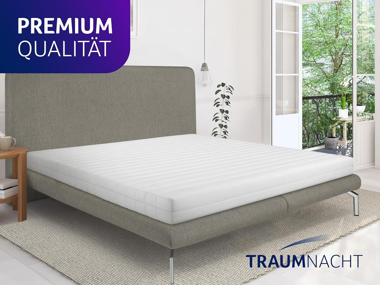 Rollmatratze H3, H3 - mittelfest, 13 cm, 90 x 200 cm