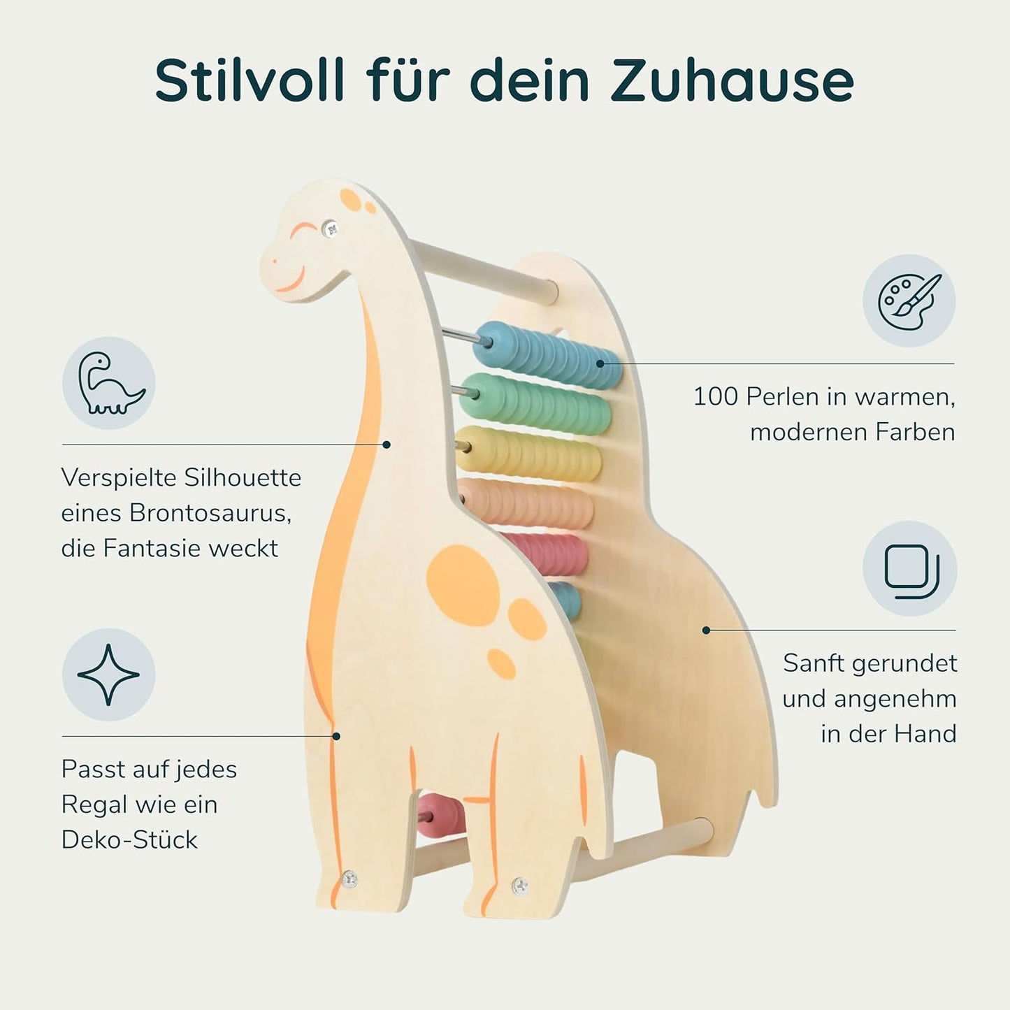 Dinosaurier Rechenschieber, Brontosaurus