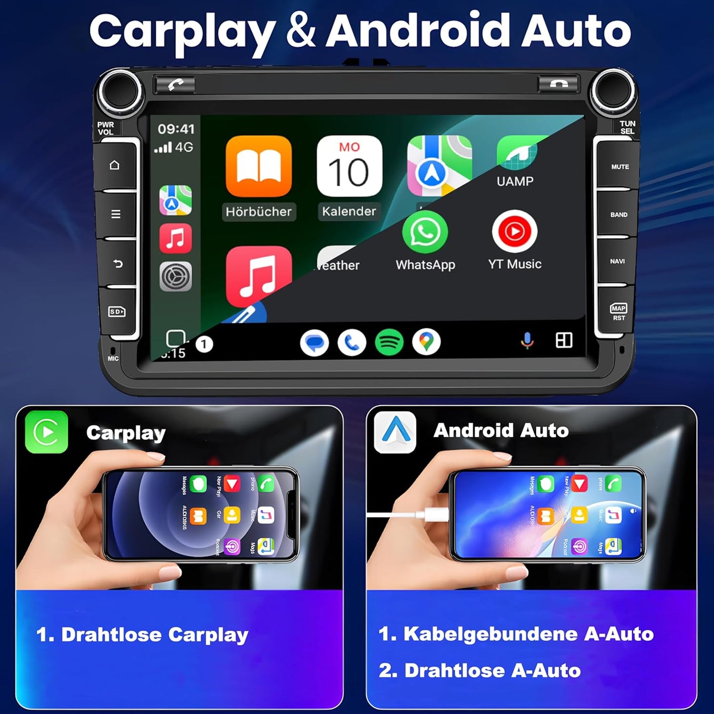 AV8V7 Android 13 Autoradio, AV8V7