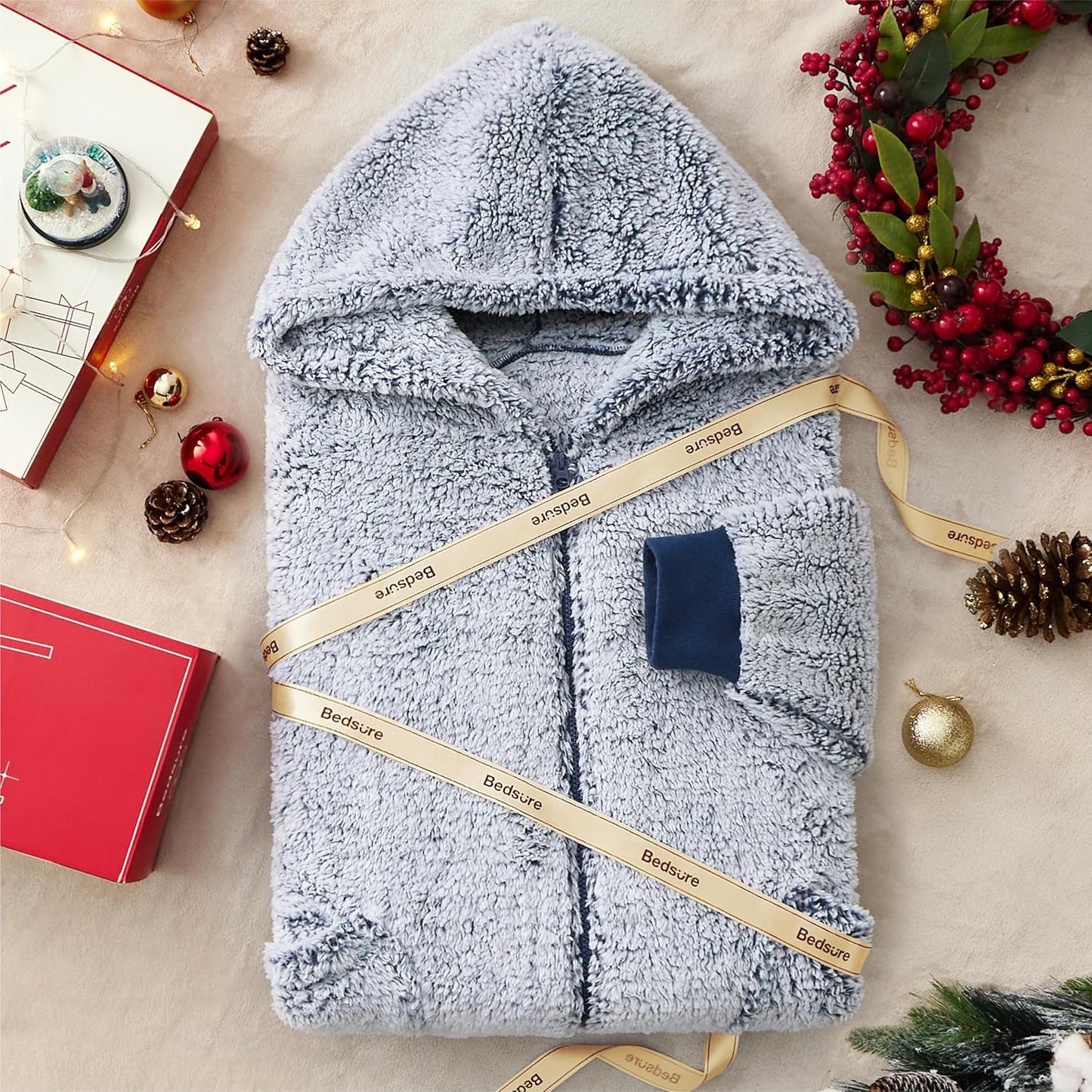 Hoodie-Decke, Blau