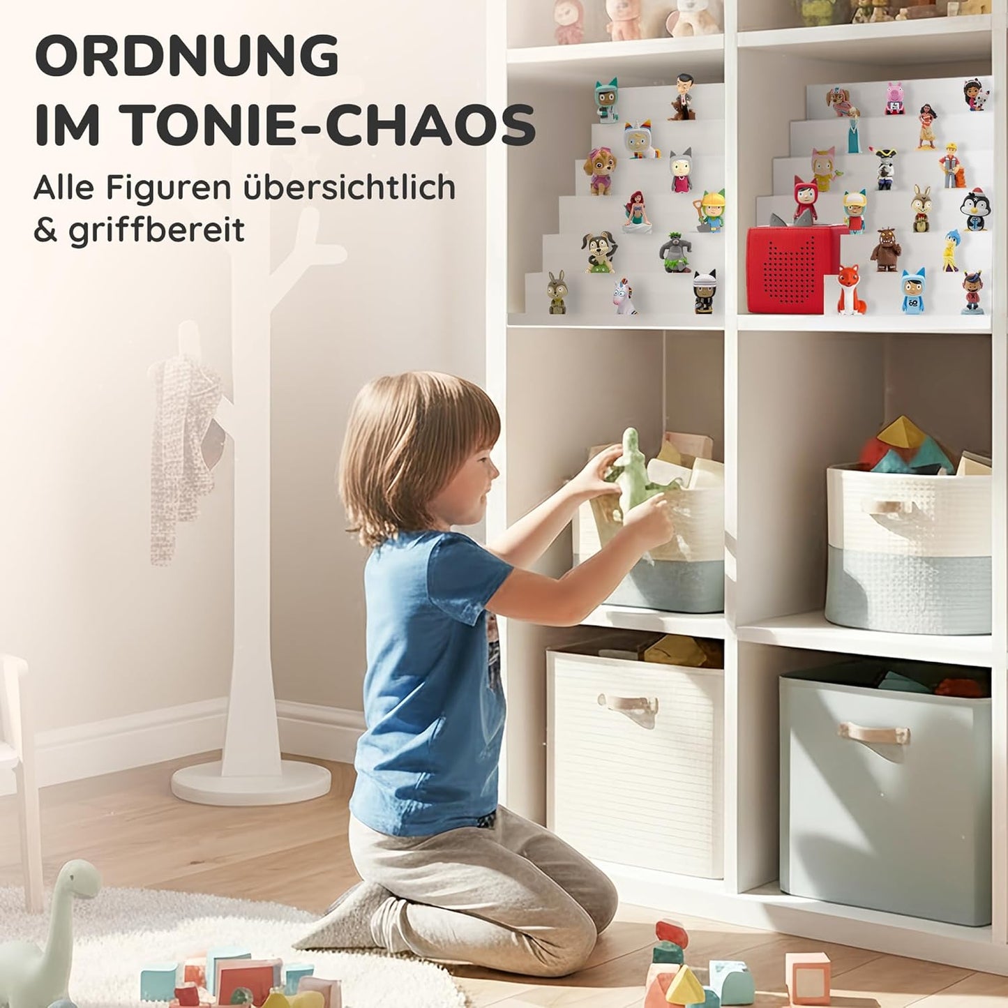 Toniebox-Regal, Ohne Aussparung
