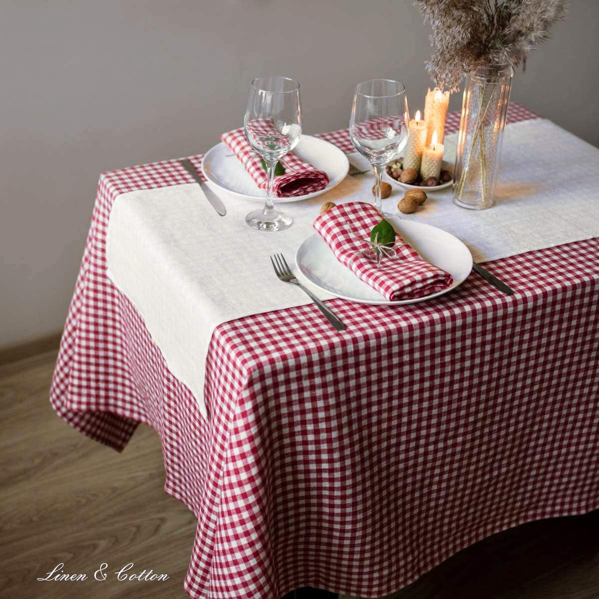 Tischläufer Hygge, Ecru Weiß 40 x 220cm