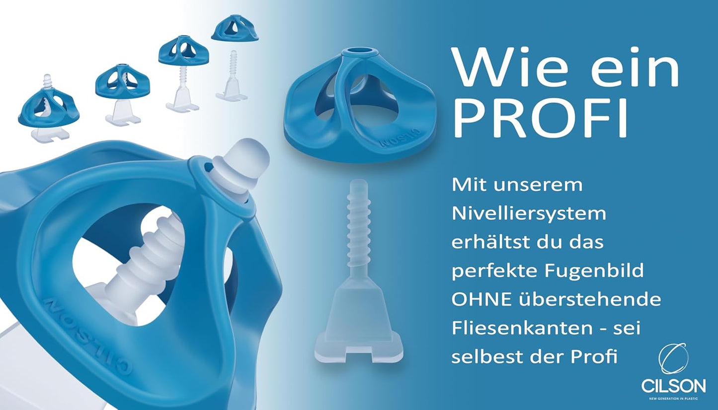 500-teiliges Fliesen-Nivelliersystem Tornado, 500x Laschen