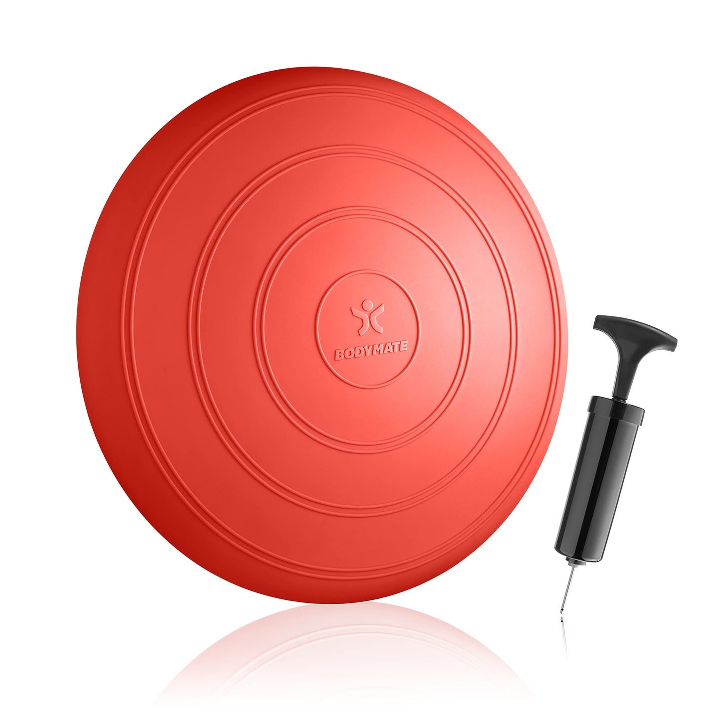 Ballsitzkissen Comfort mit Pumpe, PEPPER-RED