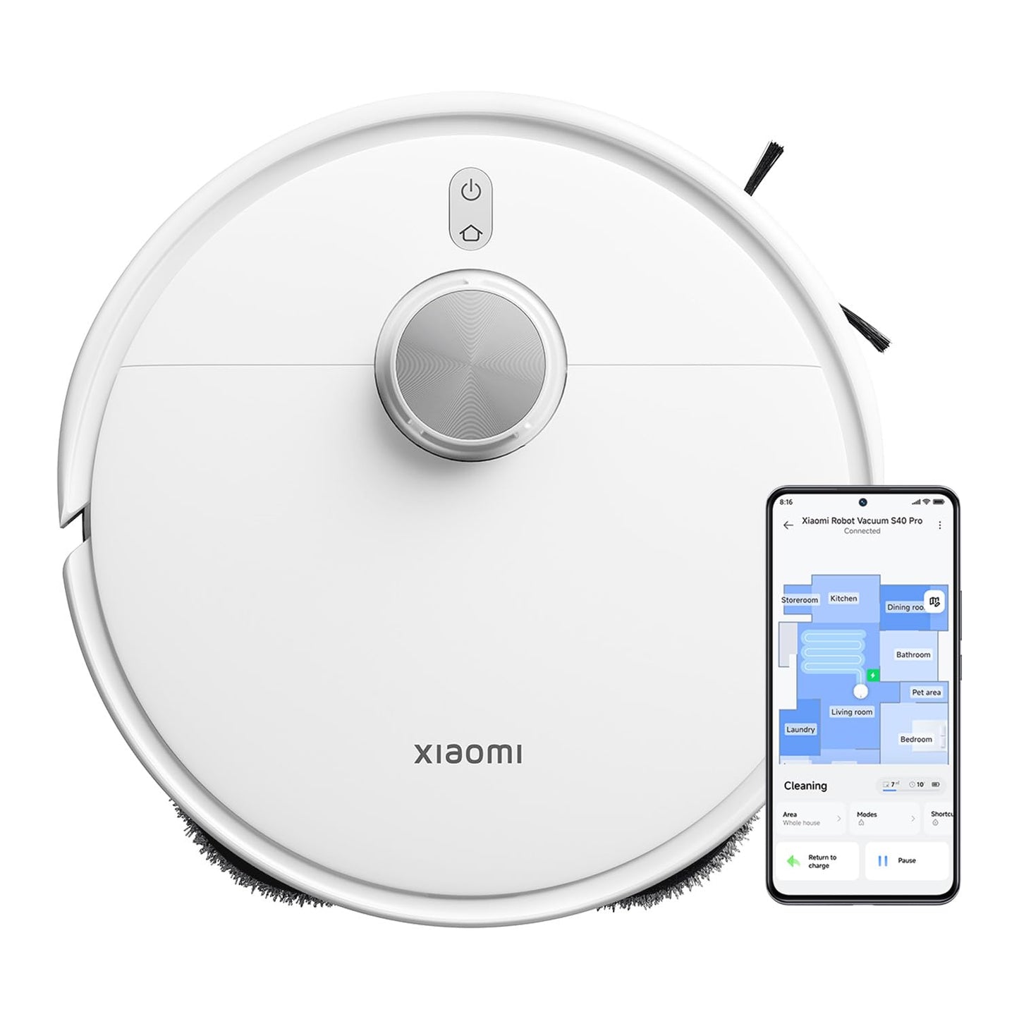 Vacuum S40 Pro Roboterstaubsauger mit Moppfunktion