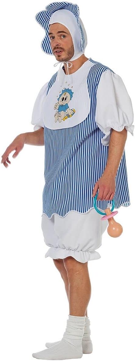 Herren-Kostüm Baby Boy mit Mütze, 56