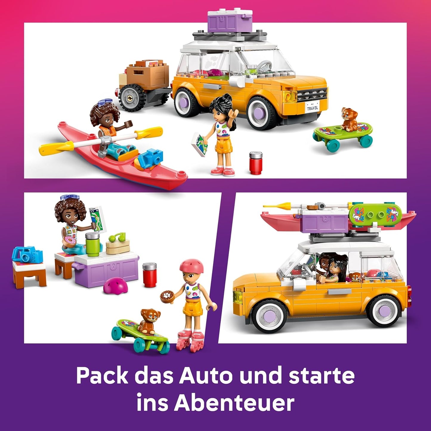 Abenteuertrip mit Freunden, Friendship Road-trip Travel Car 42659