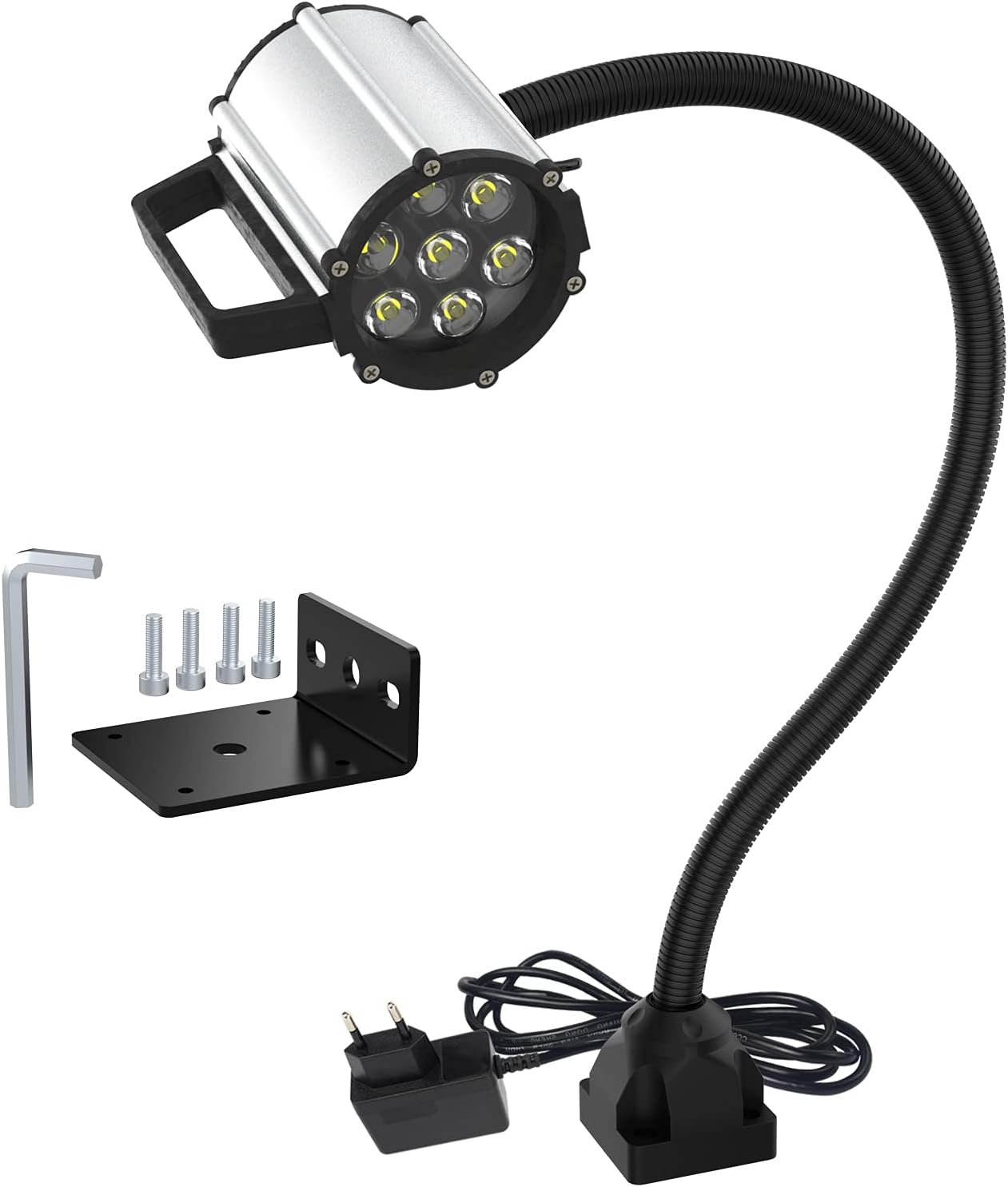 ‎50F LED-Arbeitsleuchte mit Schwanenhals