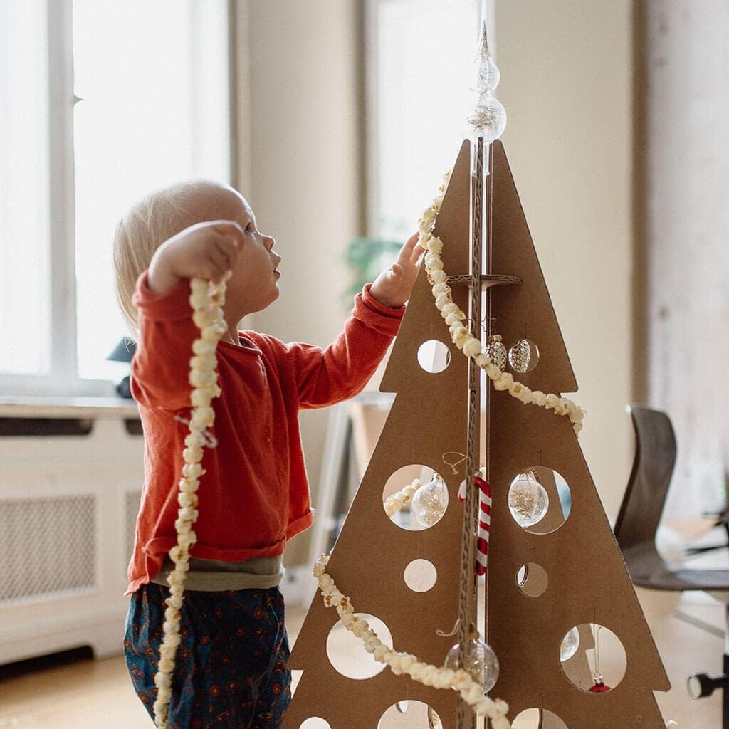 Zero Waste Weihnachtsbaum, nachhaltig & minimalistisch