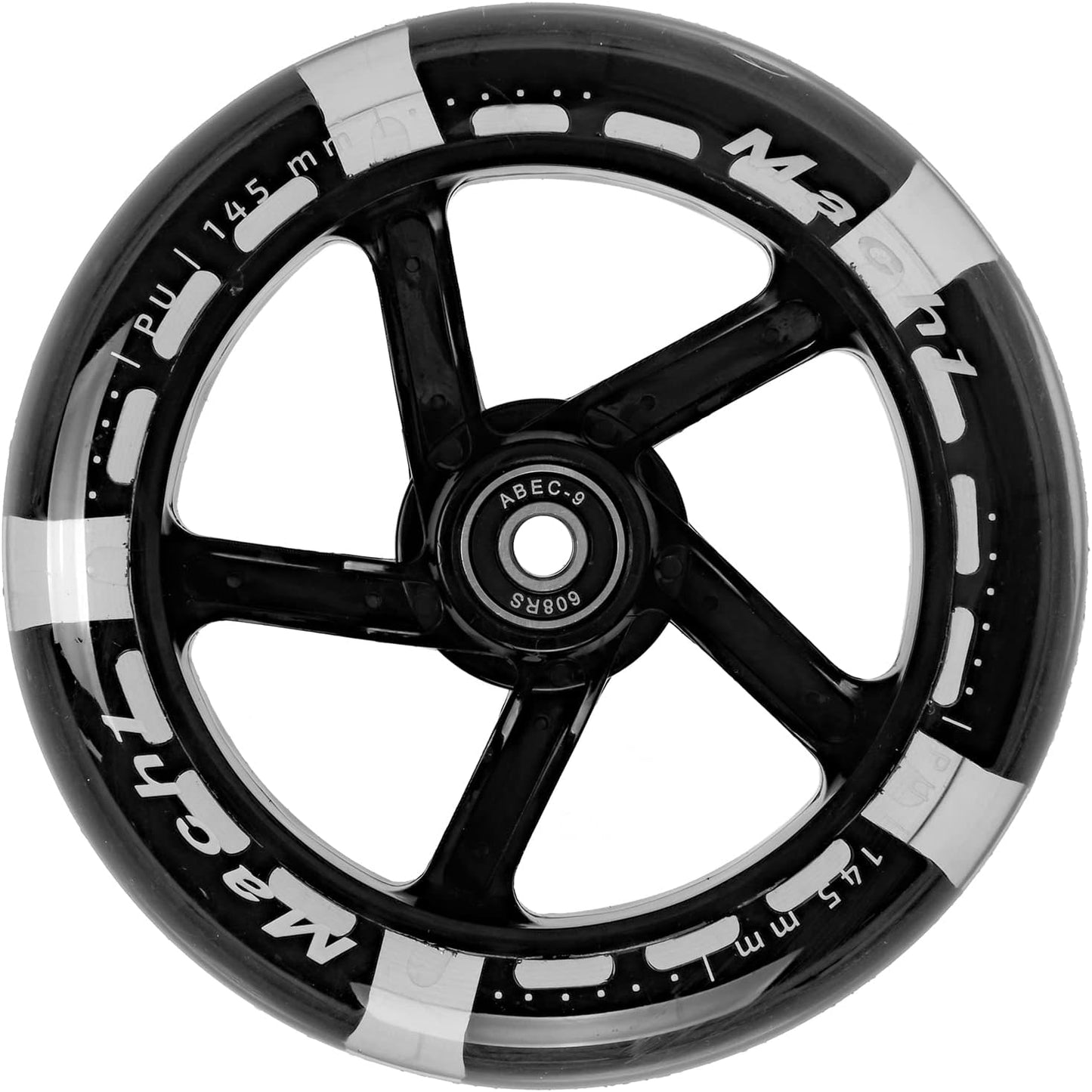 Kickscooter Rollen-Set, 145x30mm mit LED