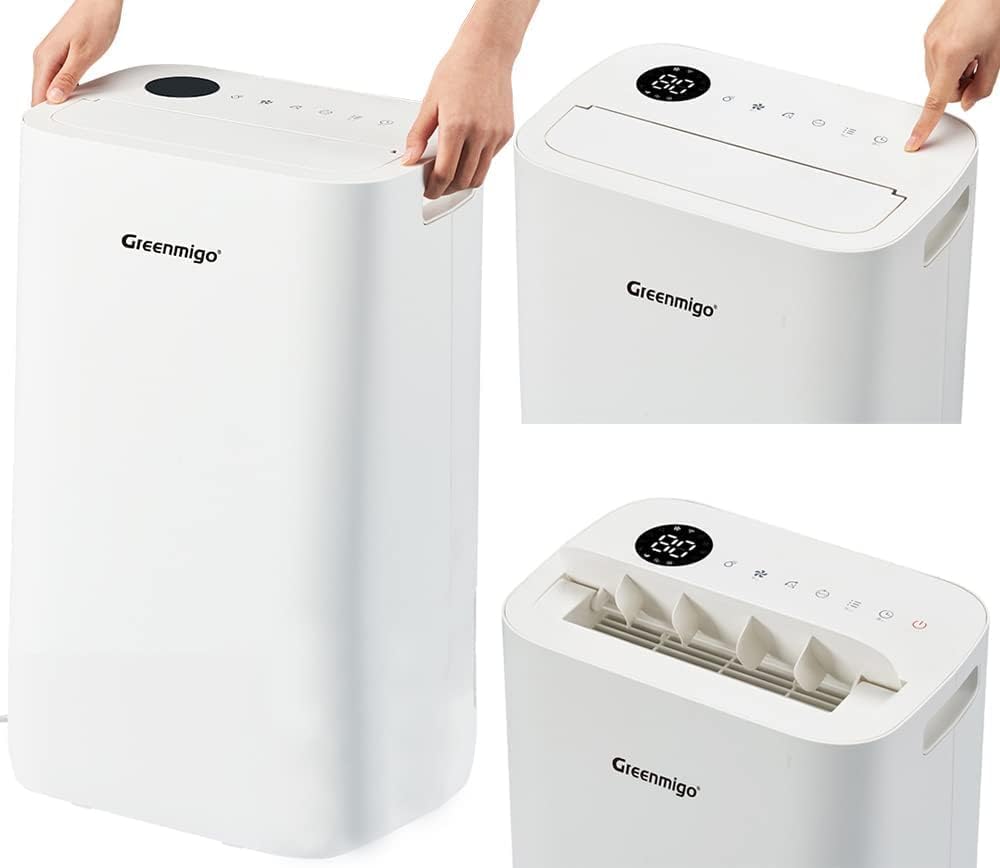 WiFi Luftentfeuchter Alpha Q25 Pro mit Fernsteuerung, HEPA- und Aktivkohlefilter, 25L/24h+WiFi