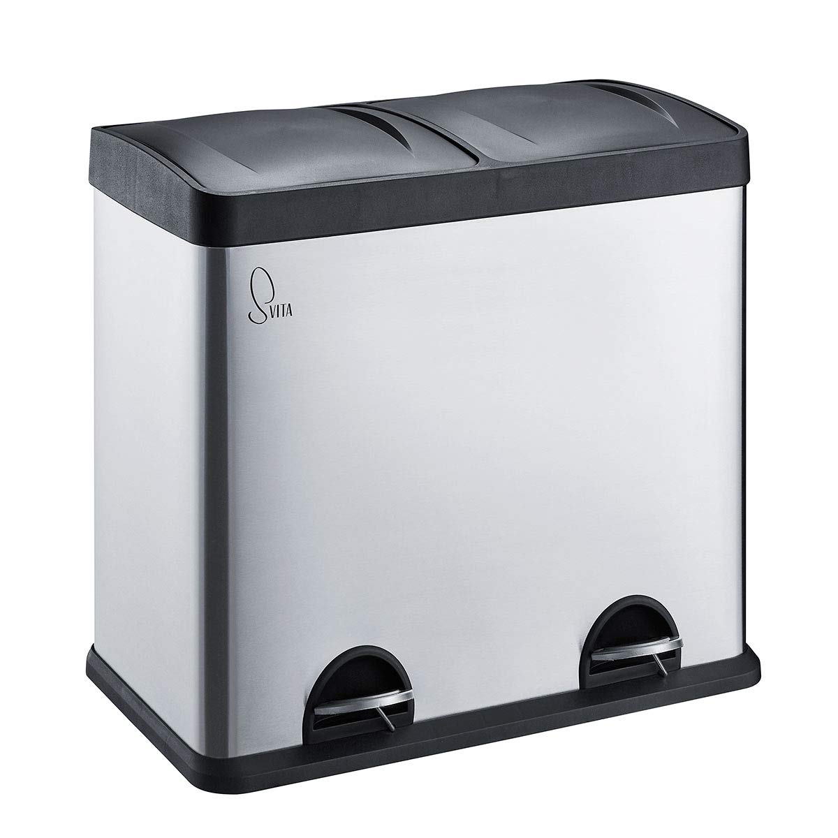 Mülleimer T2X24, Silber