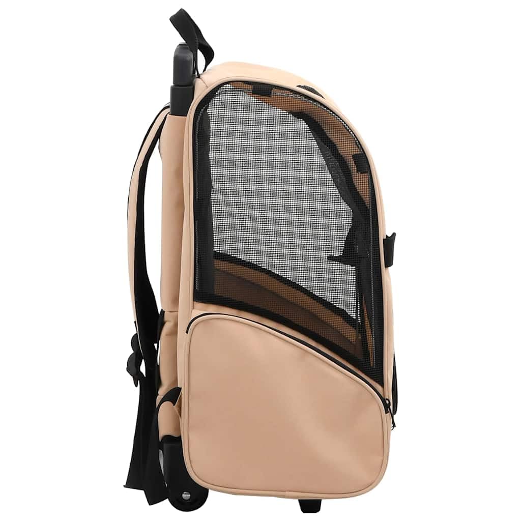 Faltbarer 3in1 Hundetrolley Amélie, Beige
