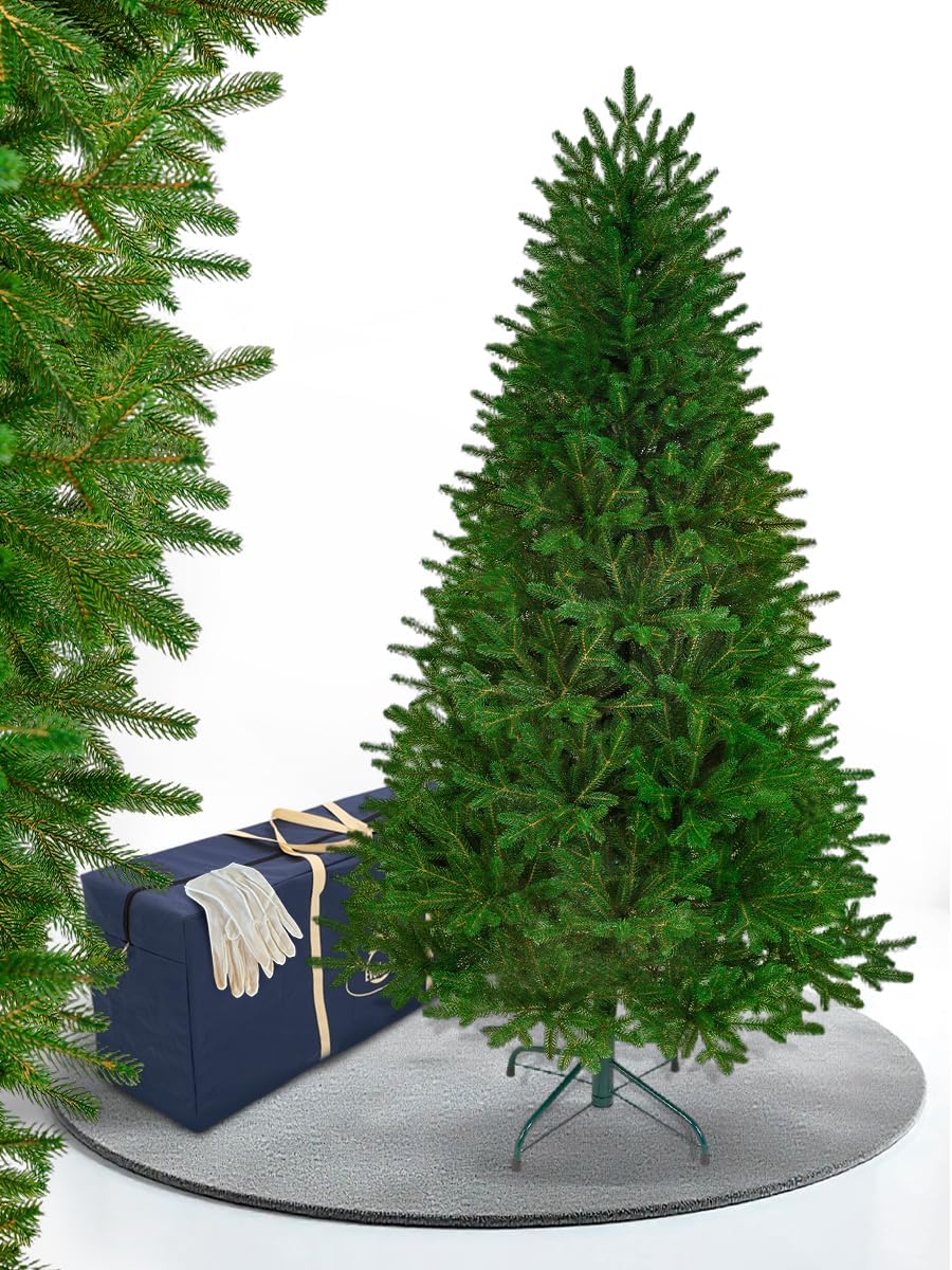 Naturgetreuer Weihnachtsbaum, Grün / 185cm