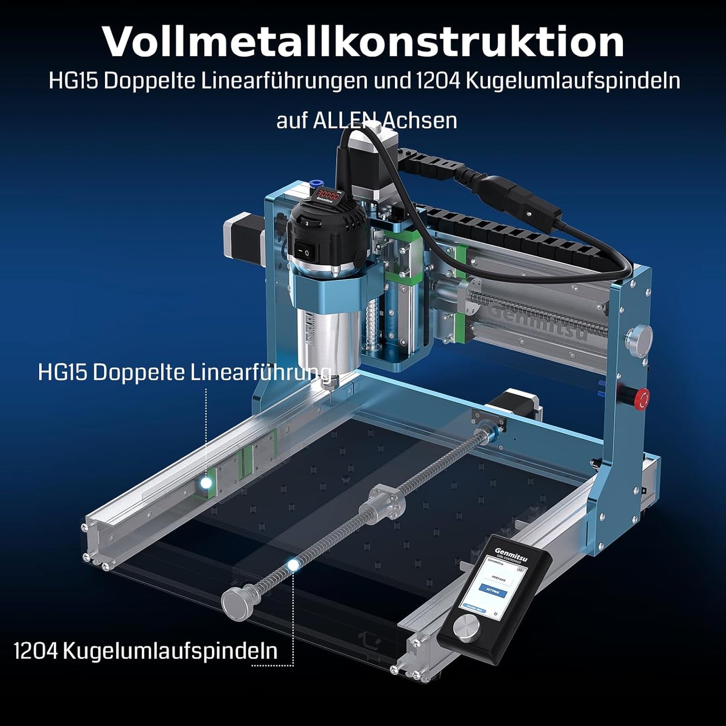 CNC-Fräsmaschine 3030-PROVer Ultra für Metallgravuren, 3030