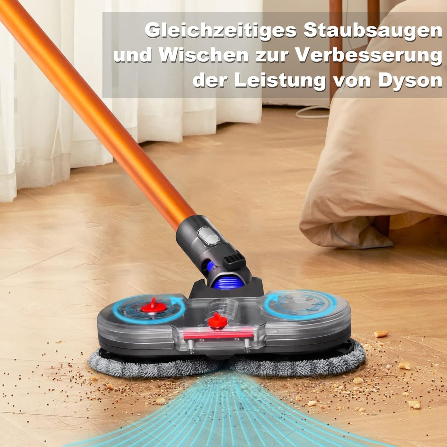Elektro-Mopp-Aufsatz für Dyson Staubsauger
