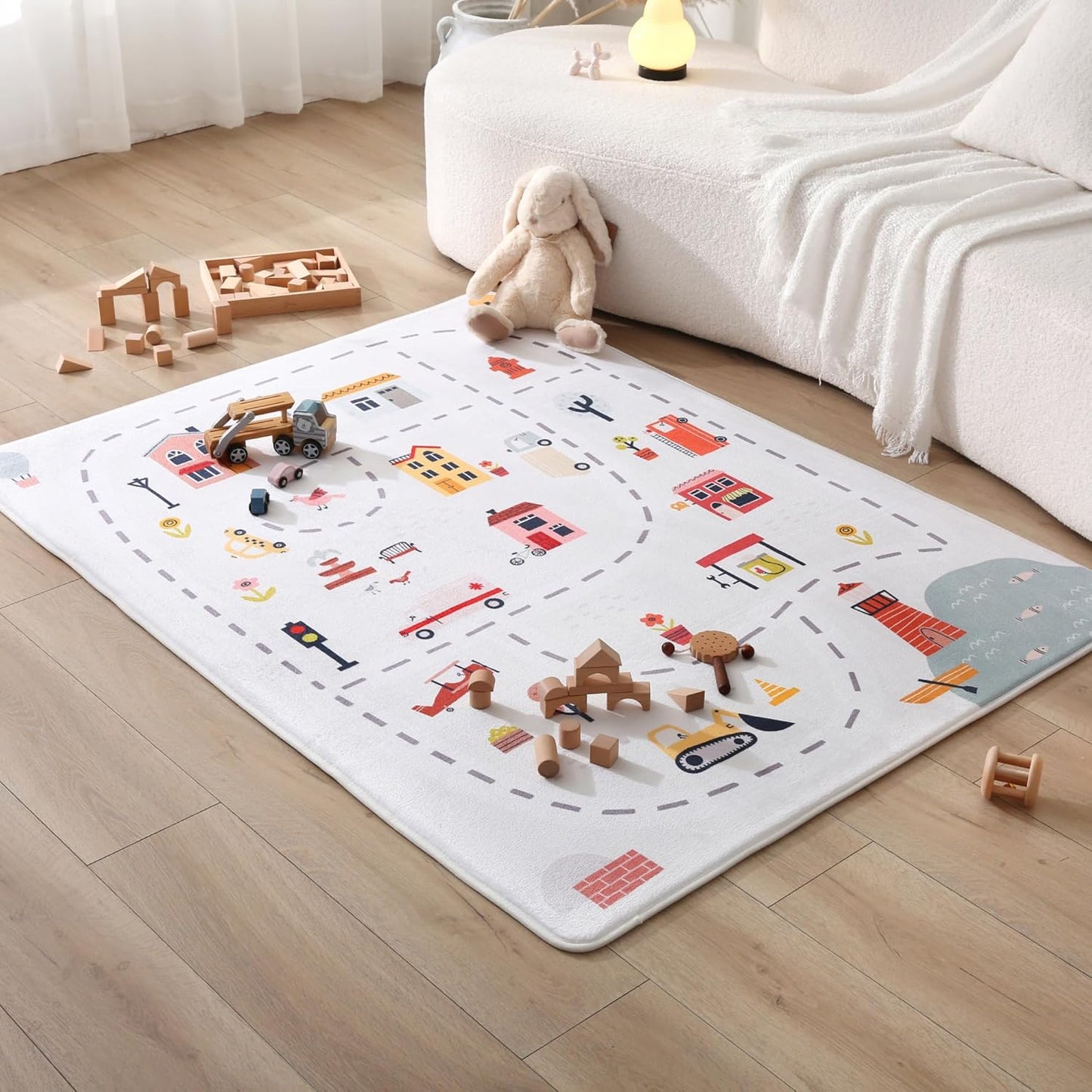 Weiche Spielmatte, Stadt 120 x 160 cm
