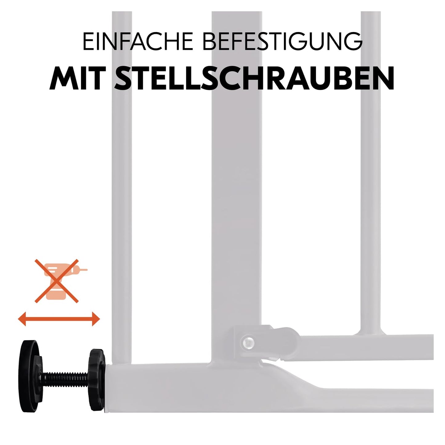 Clear Step, Basisgitter 75 - 80 cm Schwarz