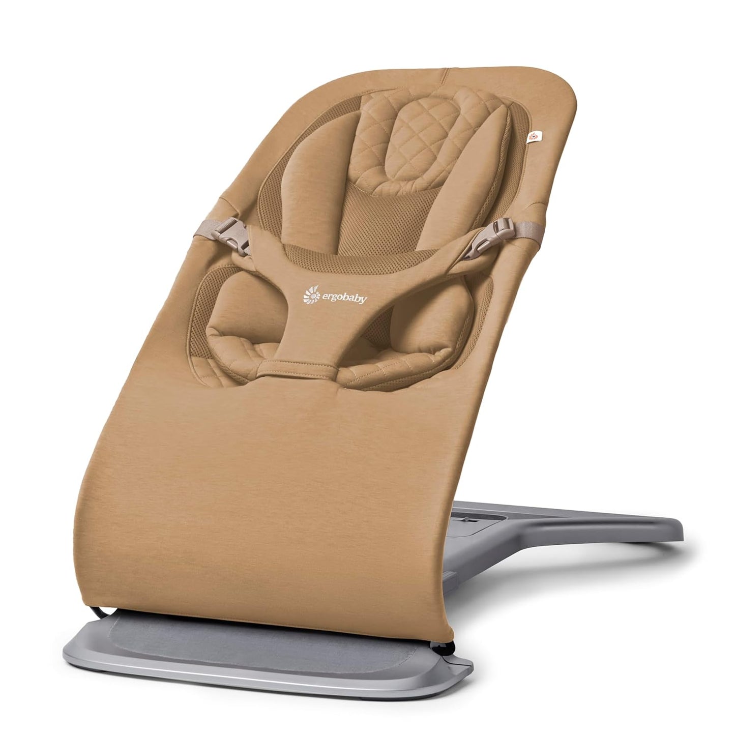 Evolve Bouncer - Babywippe für Neugeborene, Camel Knit