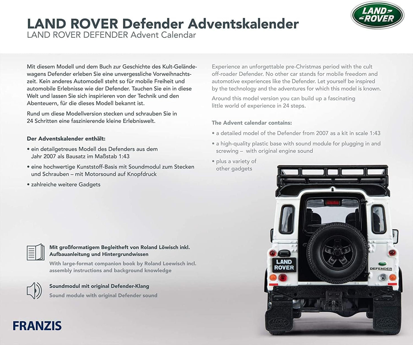 Adventskalender Land Rover Defender