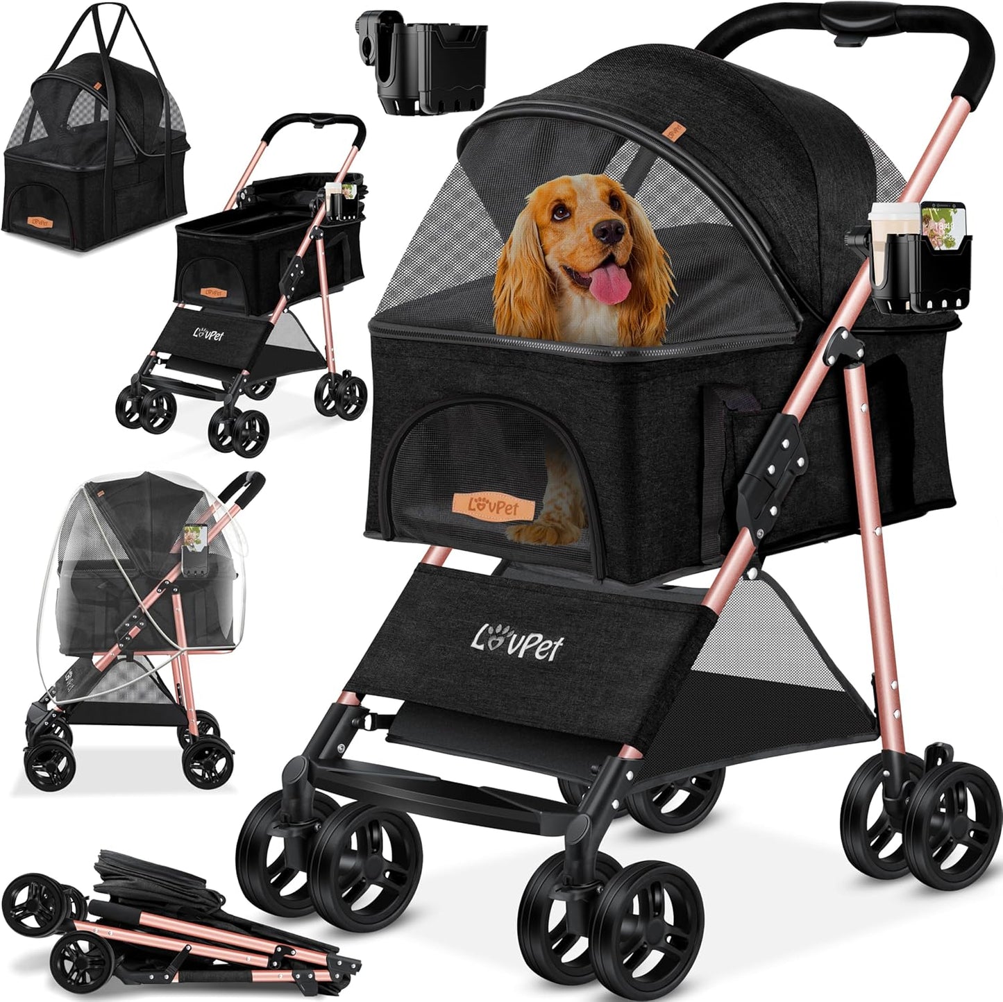 Hundewagen, Schwarz