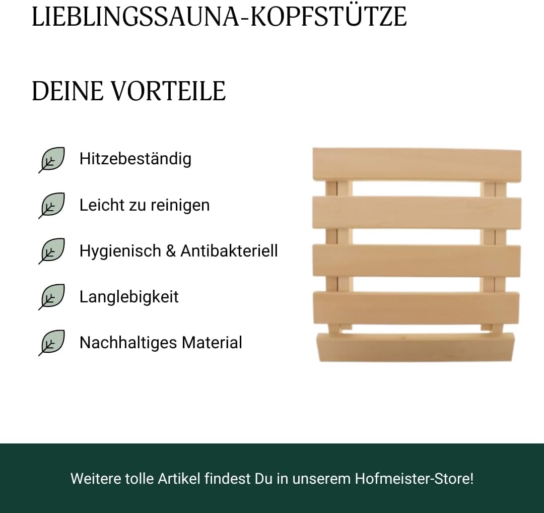 Sauna-Kopfstütze, Sauna-kopfstütze Höhenverstellbar | 40 Cm 1