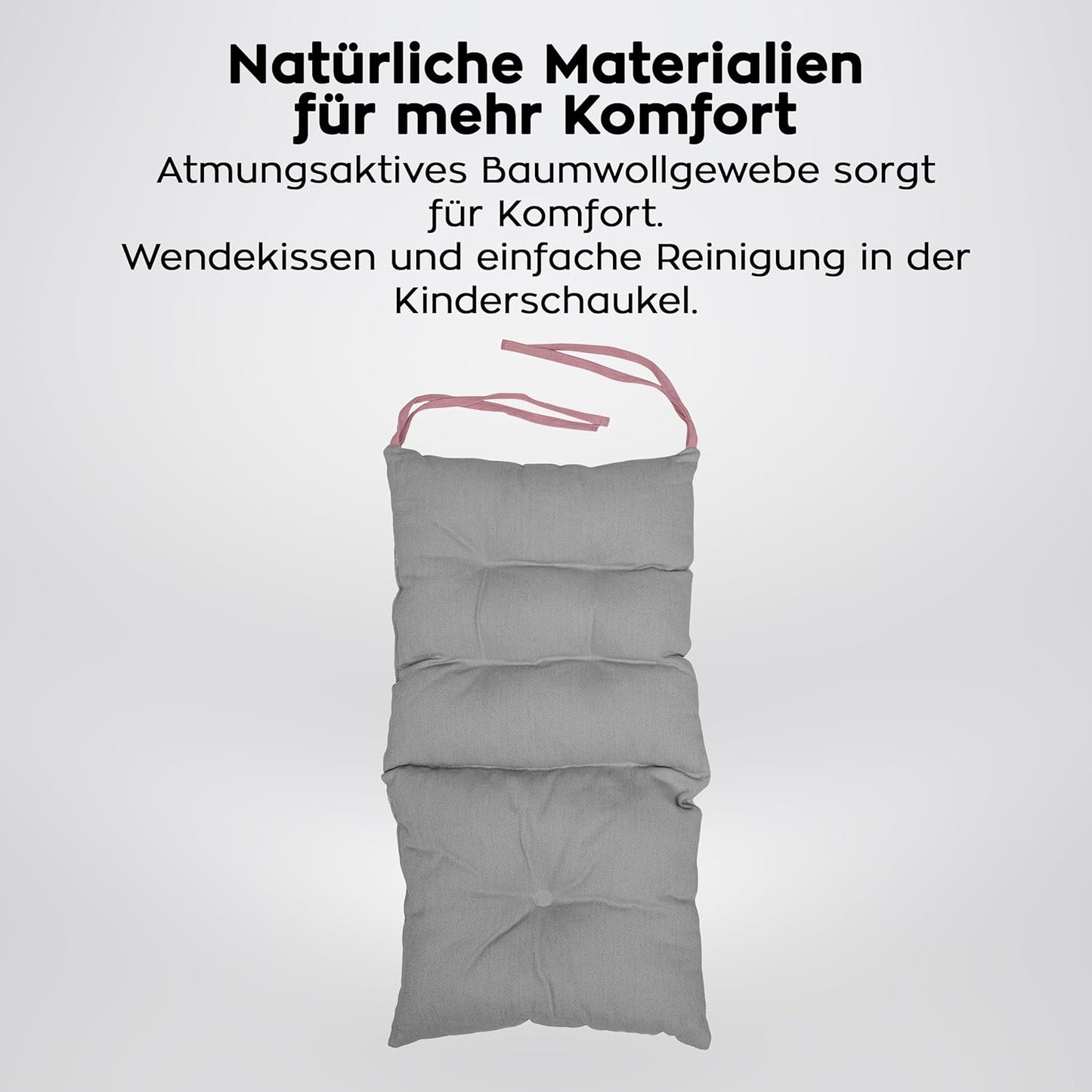3in1 Babyschaukel Hop 40, Mitwachsend bis 36 kg, Rosa