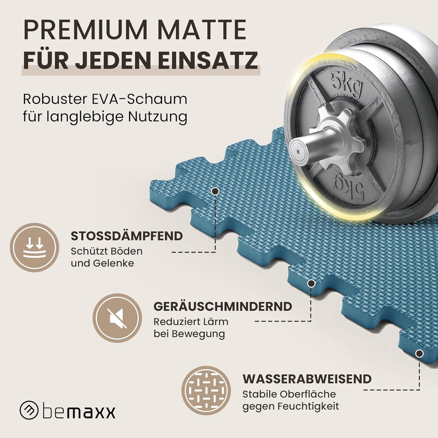 Bodenschutz-Puzzlematten-Set, 18 Stück