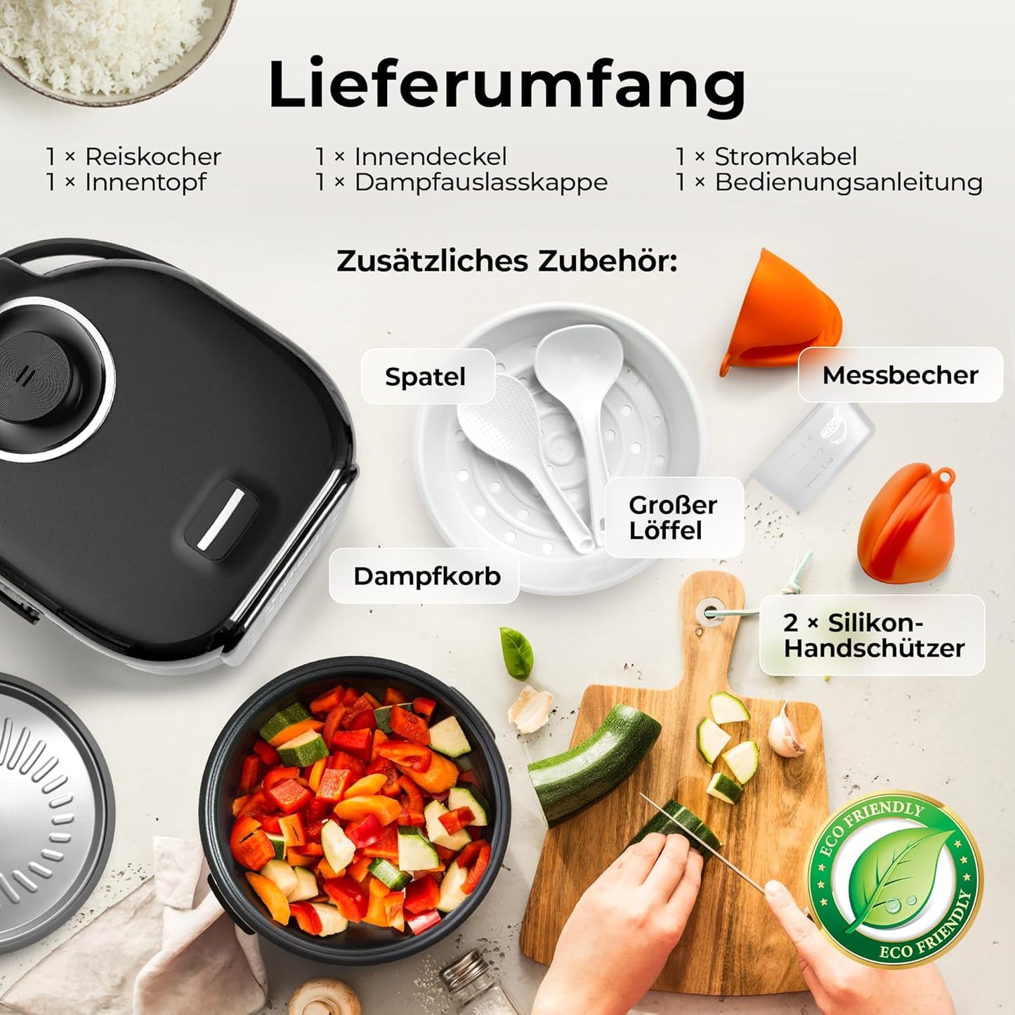 Multikocher, 20 Programme