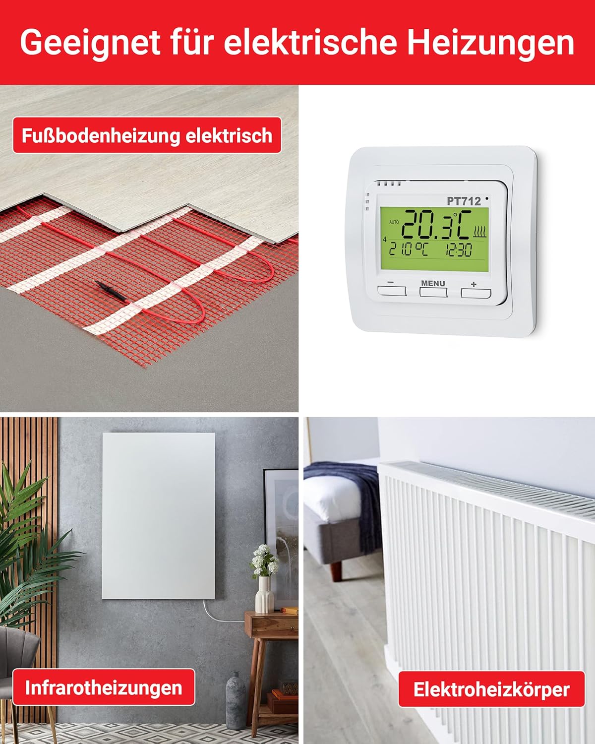 Digitaler Raumthermostat PT712
