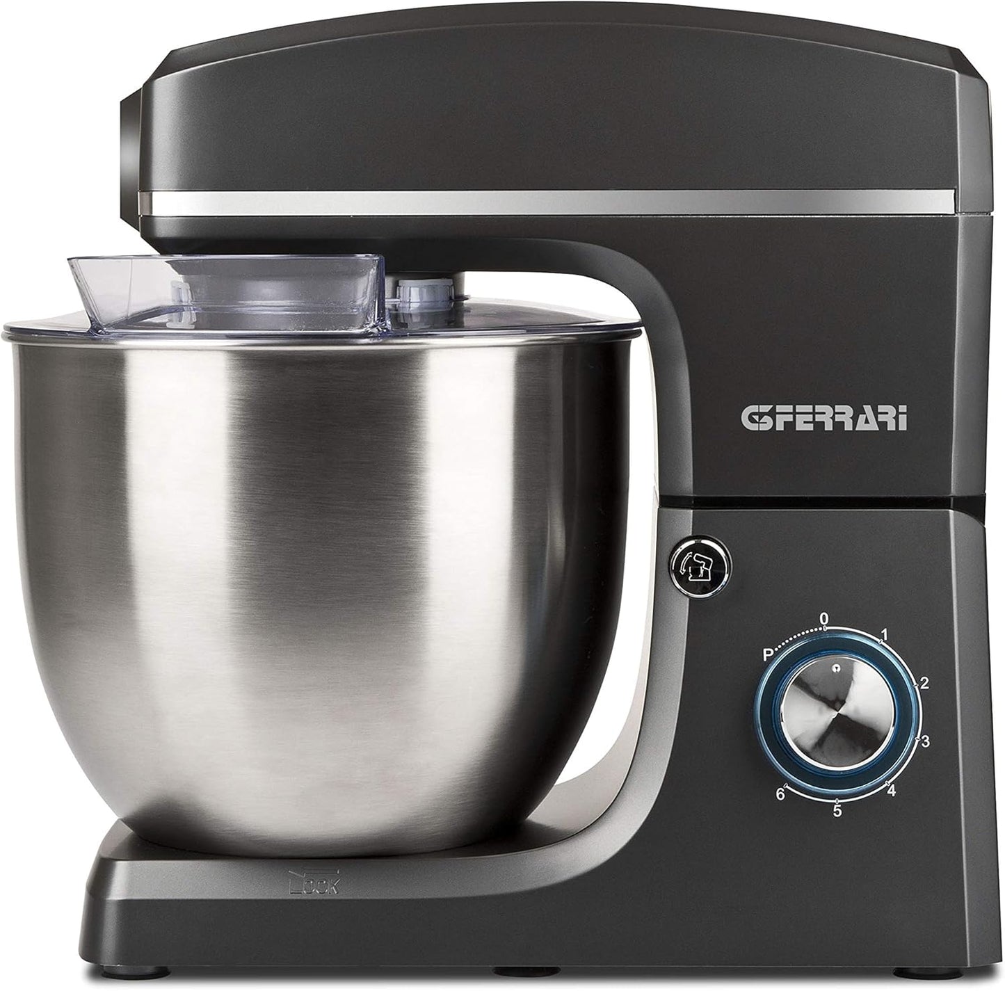 Pastaio 10&Lode Knetmaschine G20120, 10L Antrazitgrau
