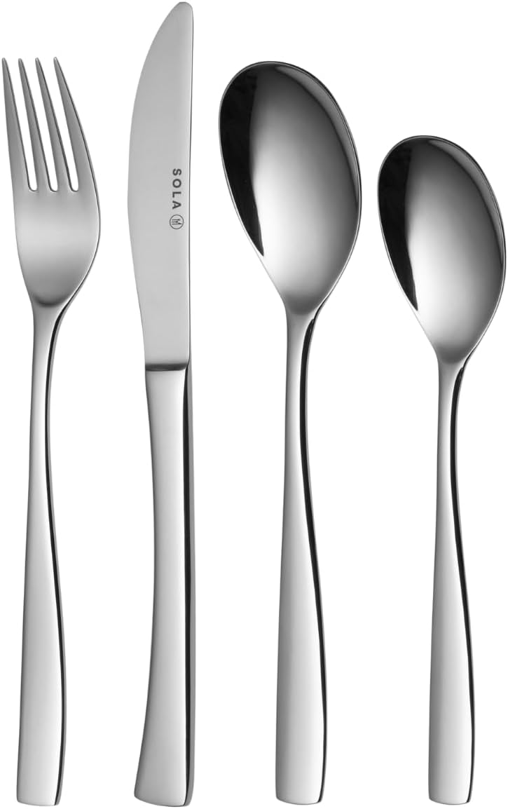 24-teiliges Essbesteck-Set Lotus für 6 Personen, 6 Personen - 24 Teile Lotus