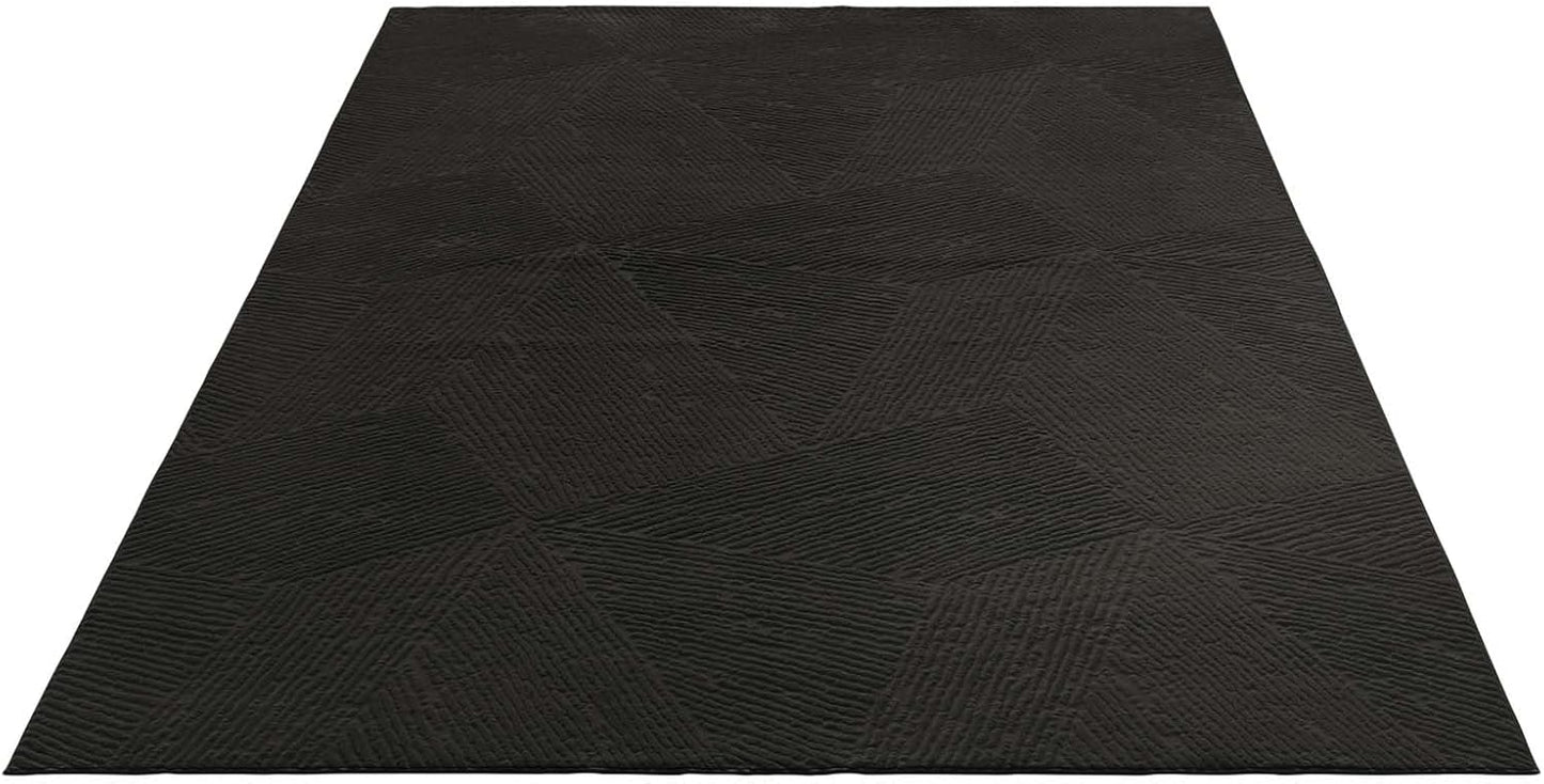 Rutschfeste Badematte, waschbar, Anthrazit Fresco 120 x 170 cm (Rechteckig)
